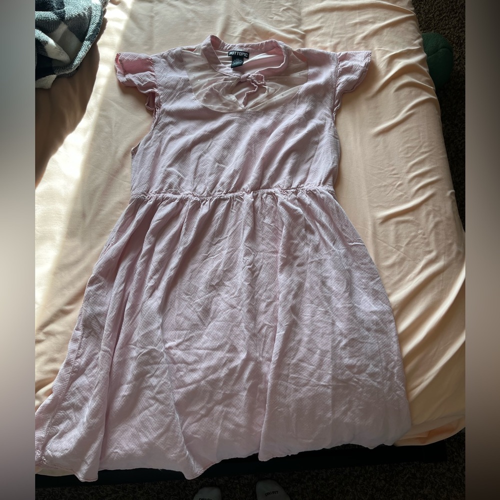 Hot Topic Pink Croquette Dress XL